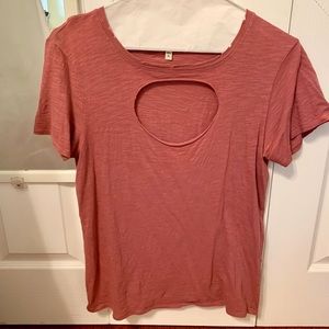 Express Raw Edge Tee